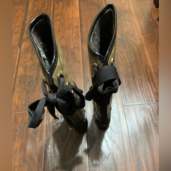 Coach Coach Signature Tall Jelly Rain Boots 8 | Grailed Coach Monogram Rain Boots